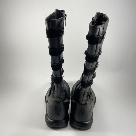 Merrell Tetra Launch Waterproof Black Side Zip Polartec Leather Boots Womens 6 - Picture 6 of 11